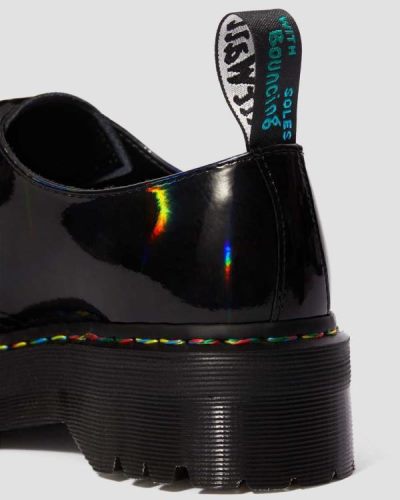 Tenis De Plataforma Dr Martens 1461 Rainbow Patent Para Mujer DR3388W